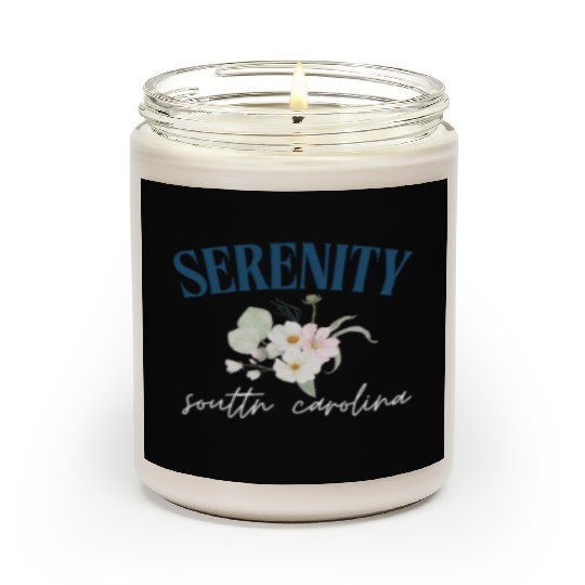 Serenity, SC Raglan Baseball Scented Candles