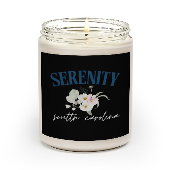 Serenity, SC Raglan Baseball Scented Candles
