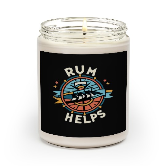 Rum Helps 6 Scented Candles