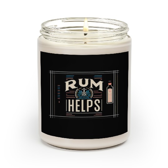 Rum Helps 7 Scented Candles
