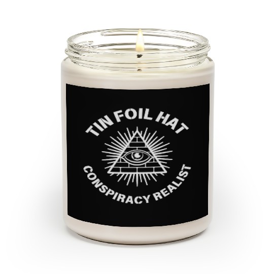 Tin Foil Hat Conspiracy Realist Scented Candles