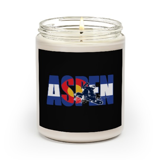 Vintage Skateboarding Americana Design Scented Candles