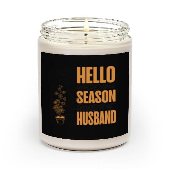 Plant Lover Gardening Husband Wife Scented Candles