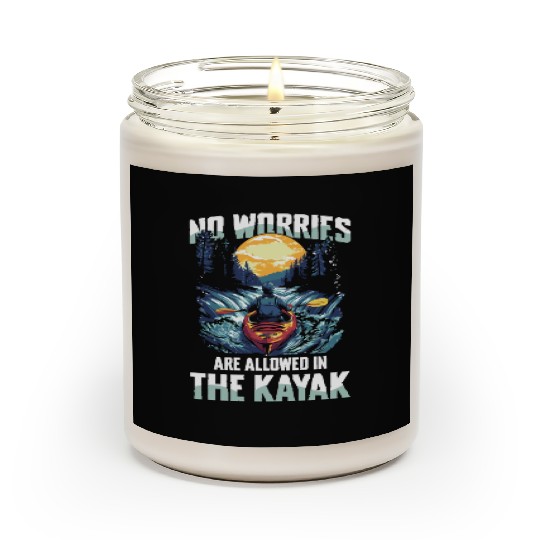 No Worries Allowed In The Kayak Adventure Scented Candles