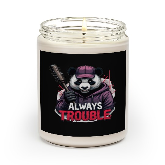 Gangster Panda Panda Bear Pandas Scented Candles