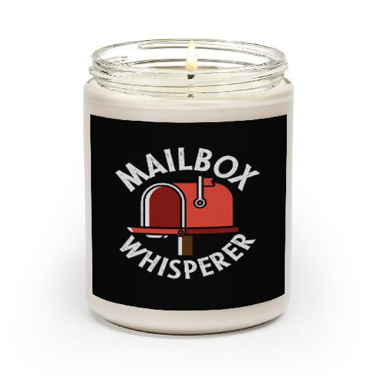 Mailbox Whisperer Postal Worker Mailman Scented Candles
