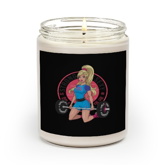 Strong Is Sexy Gym Motivation Girls Lift Too Scented Candles
