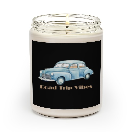 “Road Trip Vibes – Adventure on the Open Road” Scented Candles