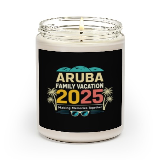 Aruba Family Vacation 2025 Scented Candles