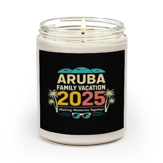Aruba Family Vacation 2025 Scented Candles