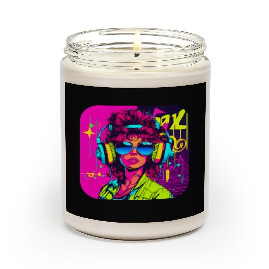 iconic pop culture 80s style fashion Scented Candles