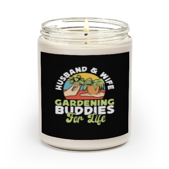 Plant Lover Gardening Husband Wife Scented Candles
