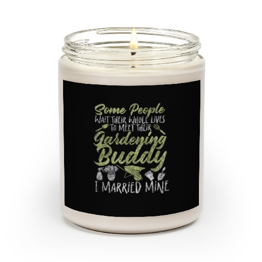 Plant Lover Gardening Husband Wife Scented Candles