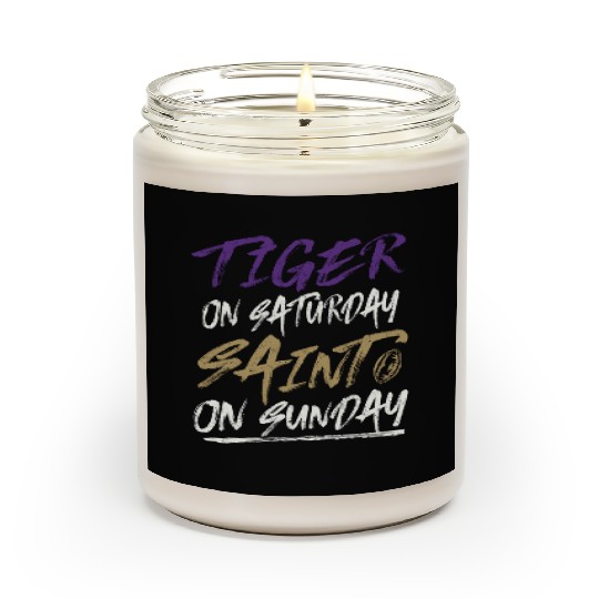 Tiger on Saturday Saint on Sunday Vintage Scented Candles