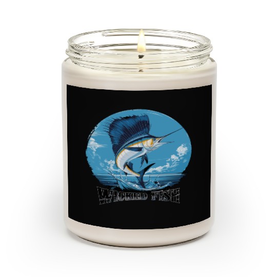Wicked Fish Sailfish Adventure Ocean Breeze Scented Candles