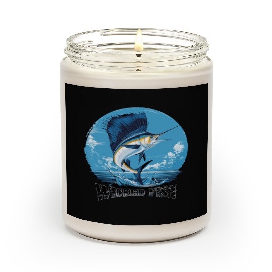 Wicked Fish Sailfish Adventure Ocean Breeze Scented Candles