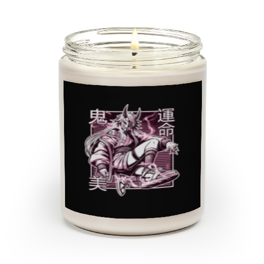 Pink Kunoichi Demon Scented Candles