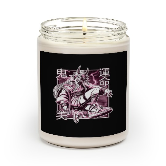 Pink Kunoichi Demon Scented Candles