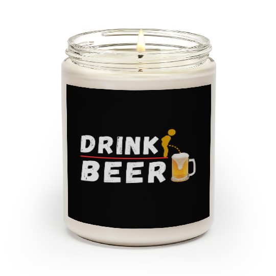 Drink Beer Funny Party Drinking Scented Candles