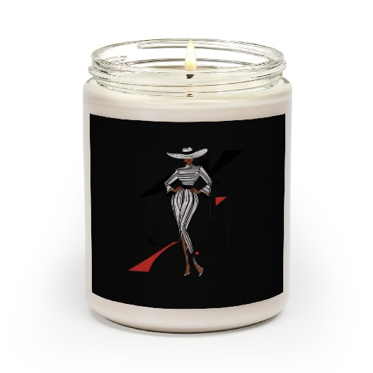 fashion African American woman Scented Candles