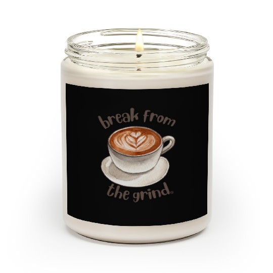 Coffee Latte Scented Candles