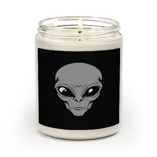 Grey Alien Scented Candles