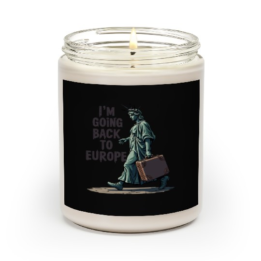 Funny Statue of Liberty USA America Sarcasm Scented Candles