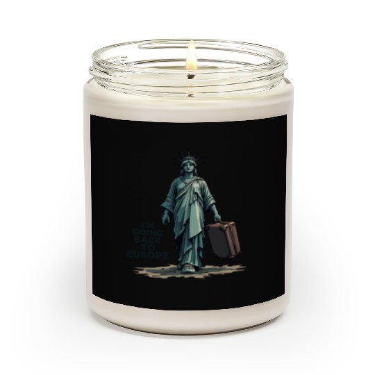 Funny Statue of Liberty USA America Sarcasm Scented Candles