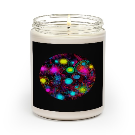 Neon Vintage Glow UV Style Scented Candles