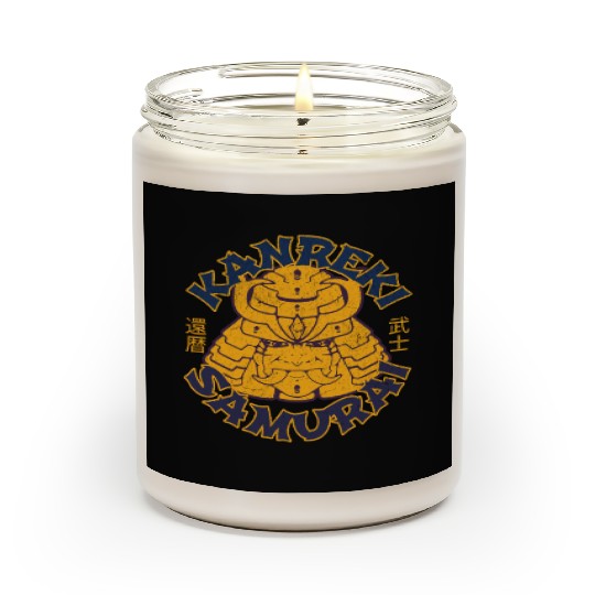 Kanreki 60th Birthday Japanese Samurai Scented Candles