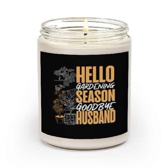Plant Lover Gardening Husband Wife Scented Candles
