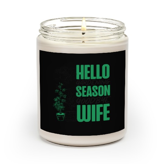 Plant Lover Gardening Husband Wife Scented Candles