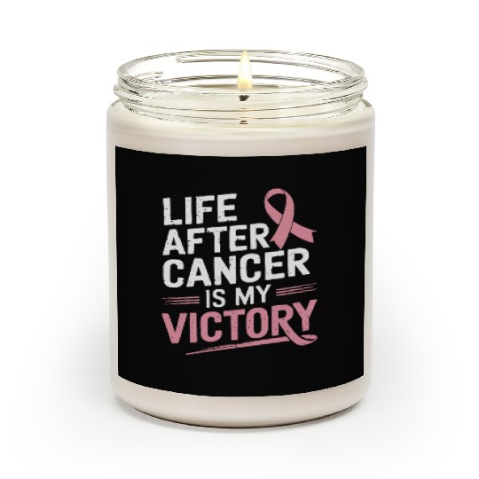 Cancer Survivor Chemotherapy Chemo Beat Cancer Scented Candles
