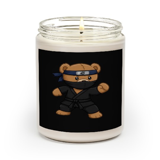 Teddy bear ninja Scented Candles