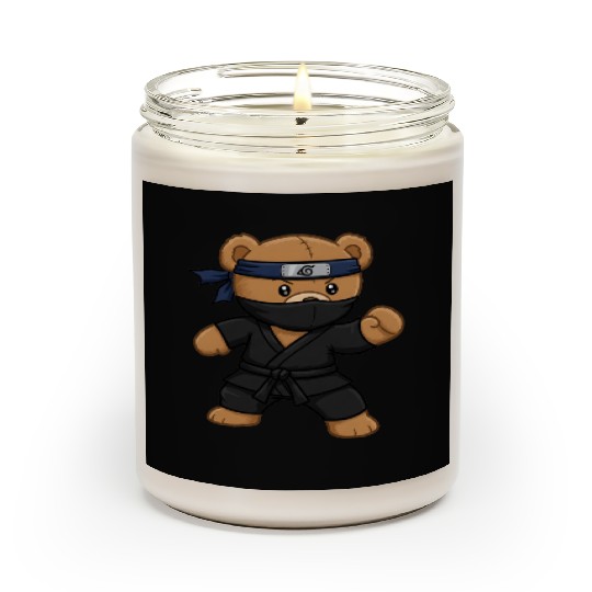 Teddy bear ninja Scented Candles