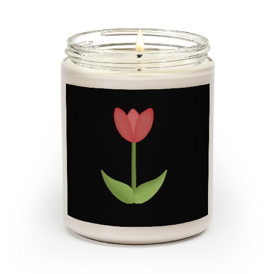 pink tulip Scented Candles
