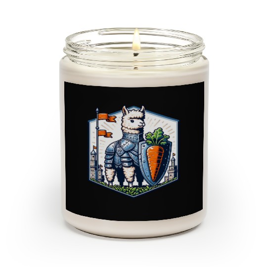 Llama Knight With Carrot Shield Adventure Scented Candles