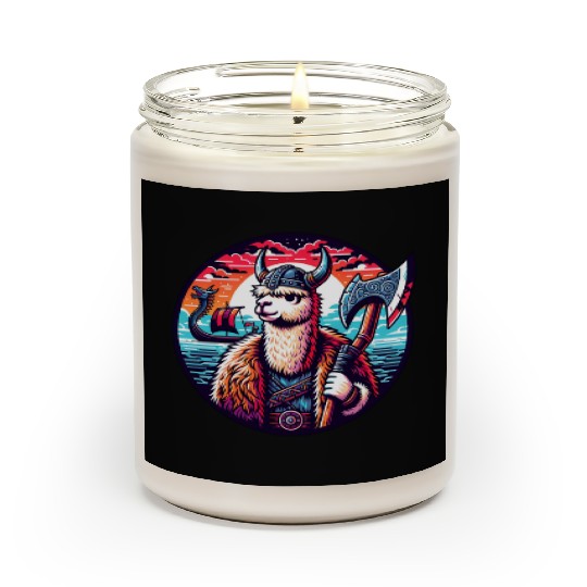 Viking Llama Adventure at Sea Scented Candles