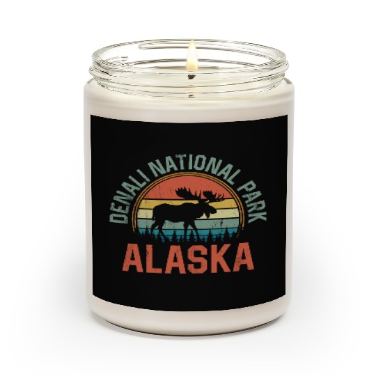 Denali National Park Alaska Moose Hiking Nature Scented Candles