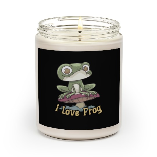 i love frog Scented Candles