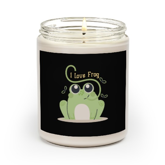 i love frog Scented Candles
