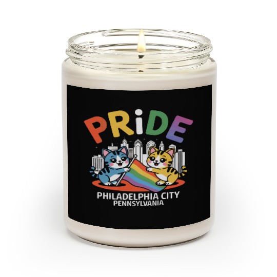 Pride Month Philadelphia City Pennsylvania USA Rai Scented Candles