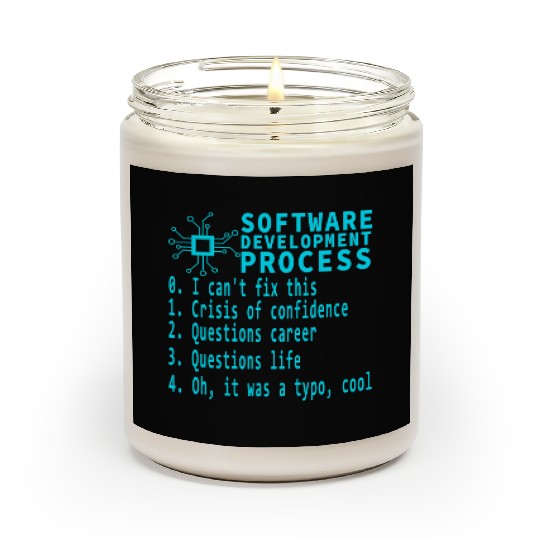 Software Dev Process Debugging Existential Crisis Scented Candles