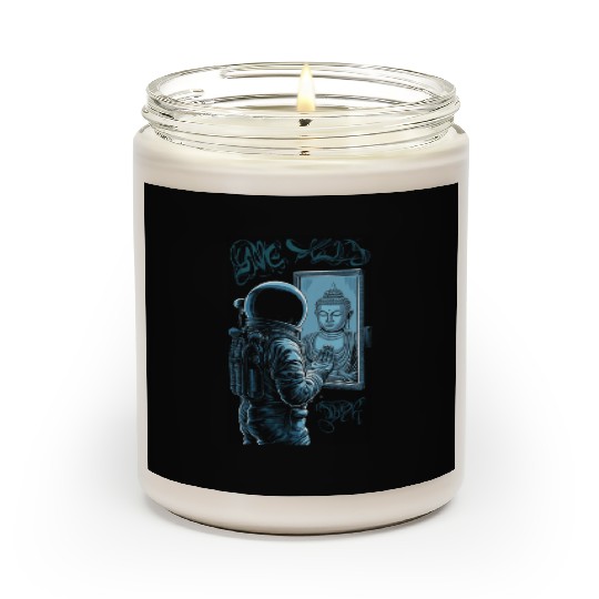 Astronaut Buddha Scented Candles, Graffiti Street