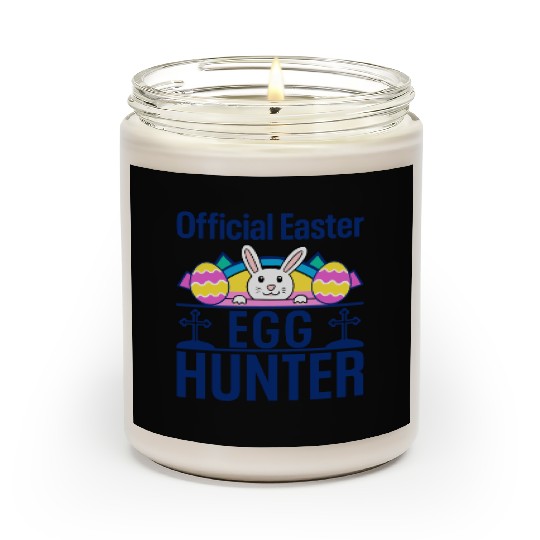 Official Easter Egg Hunter Bunny Funny lover Scented Candles