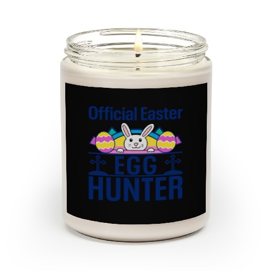 Official Easter Egg Hunter Bunny Funny lover Scented Candles