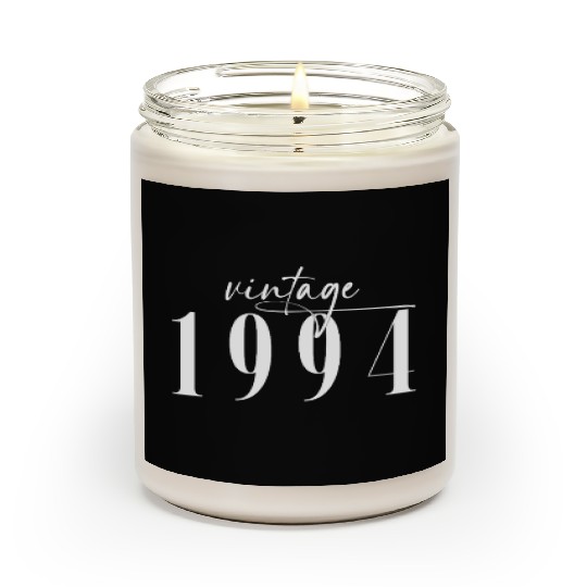 Vintage 1994 Elegant Minimalist Birthday Scented Candles