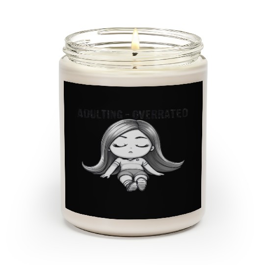 Adulting Overrated Scented Candles