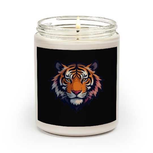 Tiger face Scented Candles