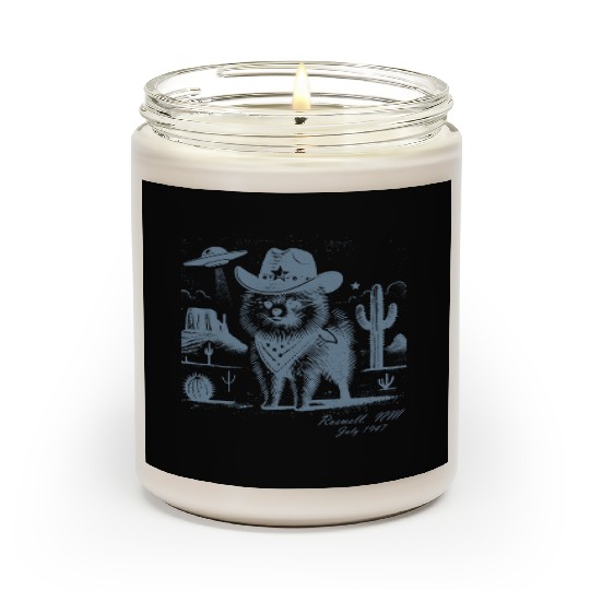 Roswell Cowboy Pomeranian – Alien Encounter Scented Candles